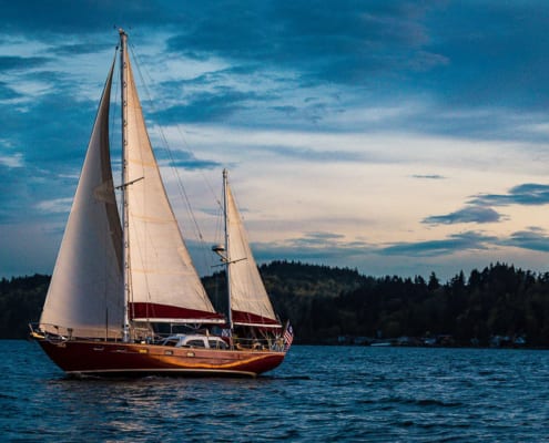 Sail Bainbridge sunset